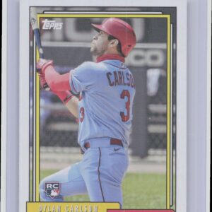 2021 Topps Update Dylan Carlson Rookie #TC92-45 Cardinals 1992 Topps Redux
