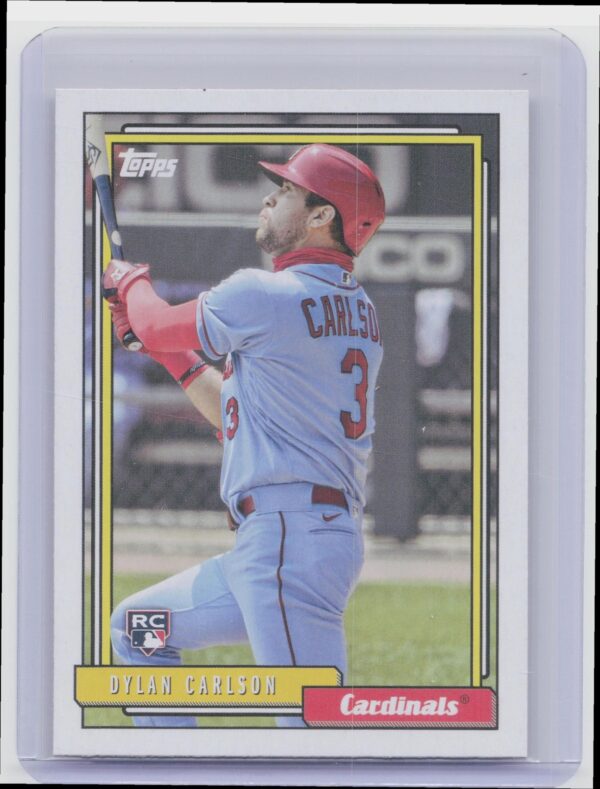 2021 Topps Update Dylan Carlson Rookie #TC92-45 Cardinals 1992 Topps Redux