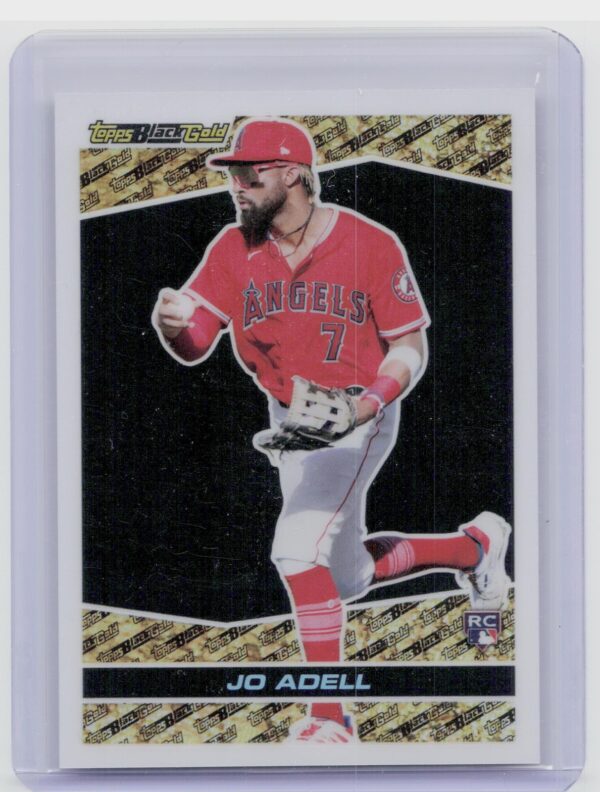 2021 Topps Update Jo Adell #BG-25 Angels Topps Black Gold