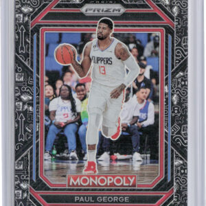 2022-23 Panini Prizm Monopoly Paul George Monopoly Black Classic Icons #38 Clipp