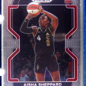2022-23 Panini Prizm WNBA Aisha Sheppard RC #105 Aces