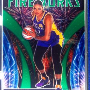 2022-23 Panini Prizm WNBA Liz Cambage #3 Sparks Fireworks Prizms Green