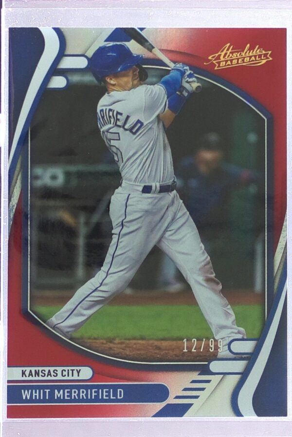 2022 Absolute Whit Merrifield Red /99 #61 Royals