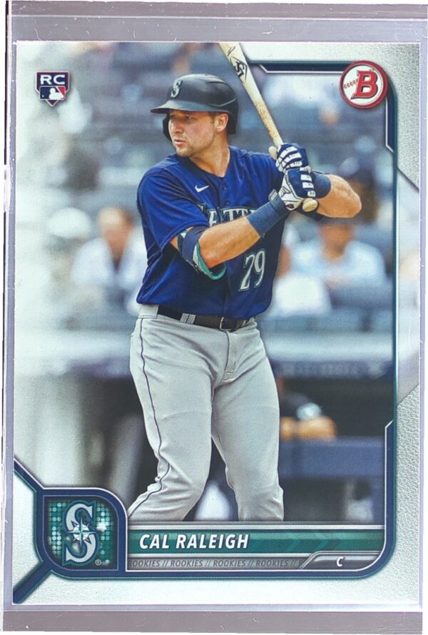 2022 Bowman Cal Raleigh RC #49 Mariners