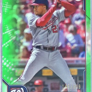 2022 Bowman Juan Soto Neon Green /399 #10 Nationals