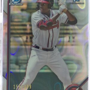 2022 Bowman Mahki Backstrom /399 #BCP-121 Braves Chrome Prospects Lava