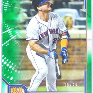 2022 Bowman Pete Alonso Green Pattern /99 #87 Mets