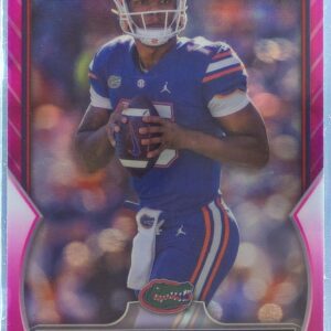 2022 Bowman University Chrome Anthony Richardson Pink Refractor #65 Gators