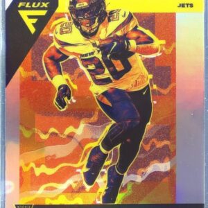 2022 Chronicles Breece Hall RC #FX-5 Jets Flux Rookies Silver
