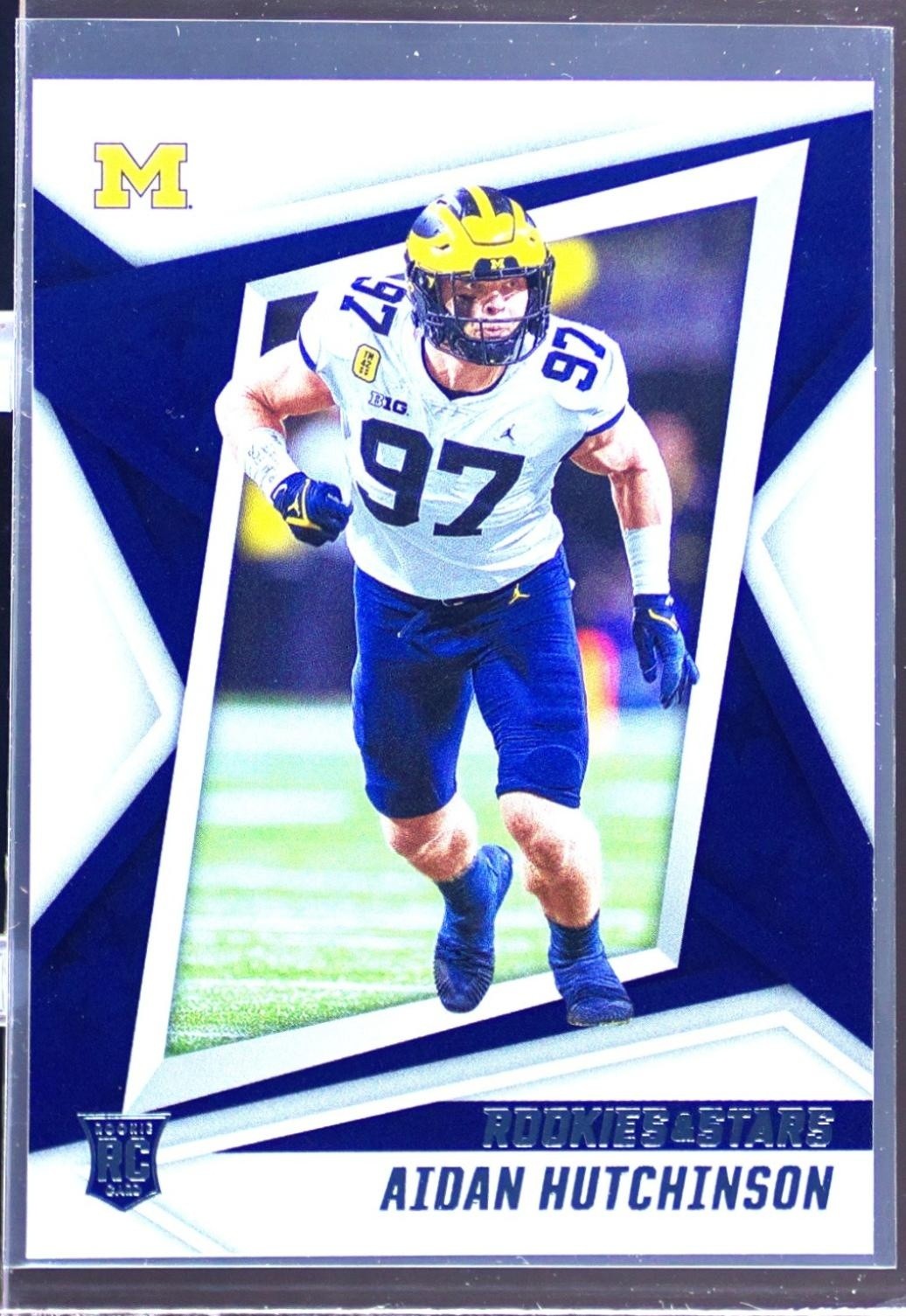 2022 Chronicles Draft Aidan Hutchinson RC #16 Wolverines Rookies and Stars