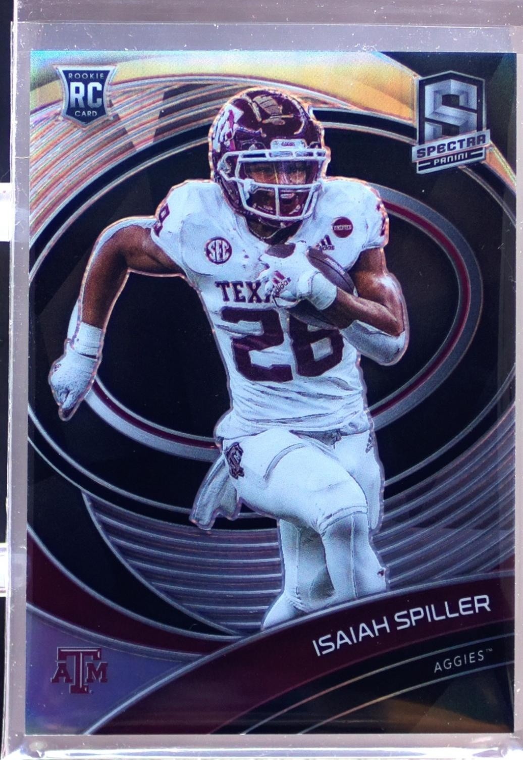 2022 Chronicles Draft Isaiah Spiller #26 Aggies Spectra