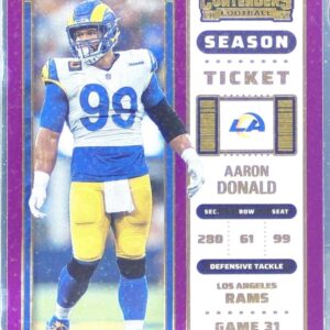 2022 Contenders Aaron Donald Stardust #50 Rams