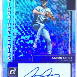 2022 Donruss Aaron Ashby Auto #SS-AA Brewers Signature Series