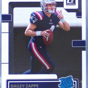2022 Donruss Bailey Zappe RC #329 Patriots