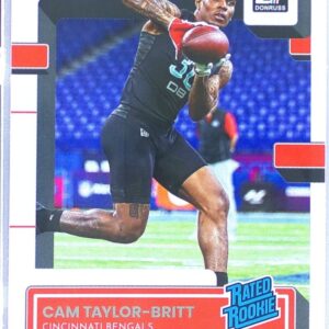 2022 Donruss Cam Taylor-Britt RC #378 Bengals