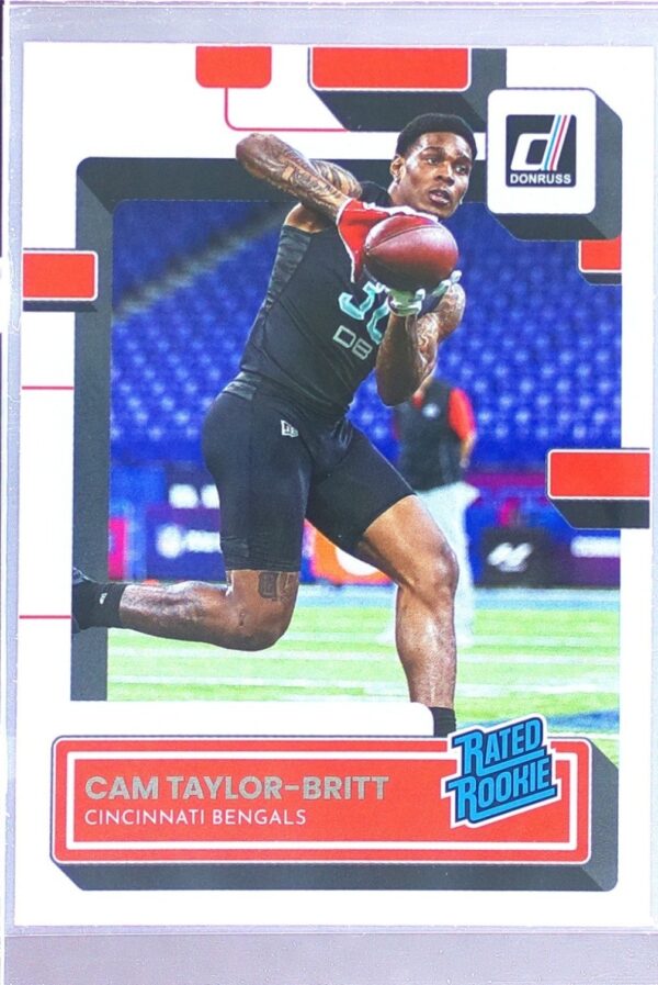2022 Donruss Cam Taylor-Britt RC #378 Bengals