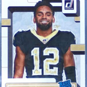 2022 Donruss Chris Olave RC #309 Saints Rated Rookies Portrait