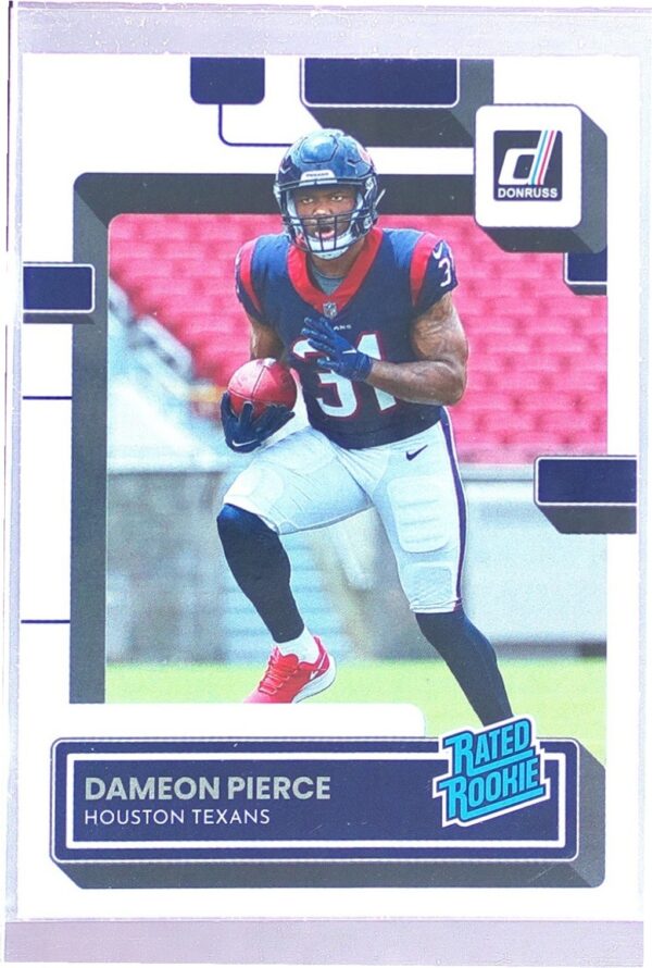 2022 Donruss Dameon Pierce RC #340 Texans
