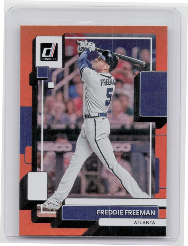 2022 Donruss Freddie Freeman Orange #129 Braves