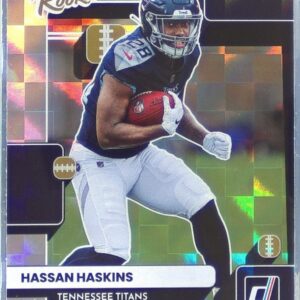 2022 Donruss Hassan Haskins RC #TR-40 Titans The Rookies