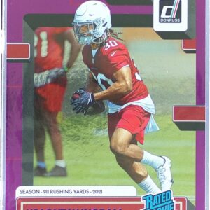 2022 Donruss Keaontay Ingram Season Stat Line /500 RC #349 Cardinals