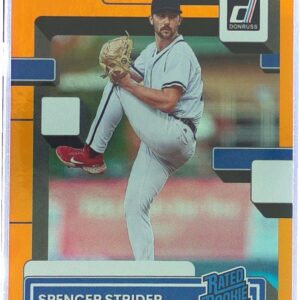 2022 Donruss Spencer Strider Holo Orange RC #76 Braves