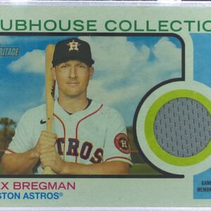 2022 Heritage Alex Bregman JSY #CC-AB Astros Clubhouse Collection Relics