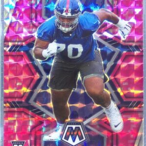 2022 Mosaic Evan Neal Mosaic Camo Pink RC #368 Giants