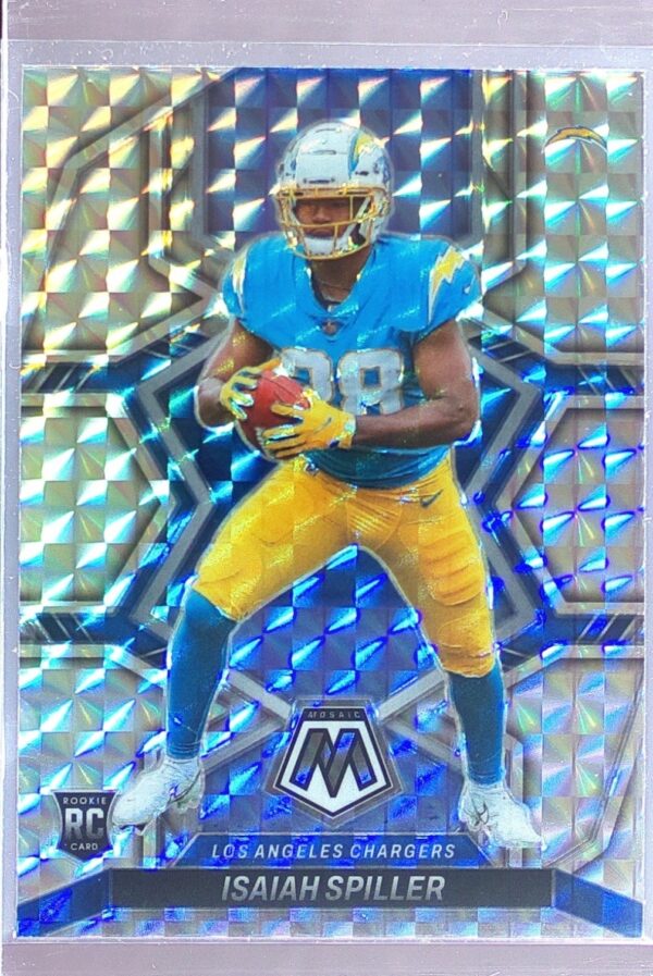 2022 Mosaic Isaiah Spiller Mosaic RC #310 Chargers