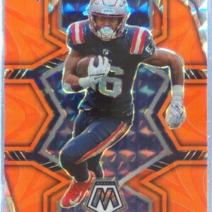 2022 Mosaic Jakobi Meyers Mosaic Reactive Orange #135 Patriots