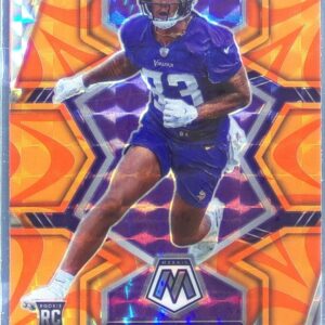 2022 Mosaic Jalen Nailor Mosaic Reactive Orange RC #347 Vikings
