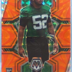 2022 Mosaic Jermaine Johnson II Mosaic Reactive Orange RC #374 Jets