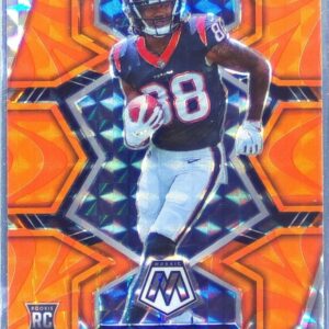 2022 Mosaic John Metchie III Mosaic Reactive Orange RC #317 Texans