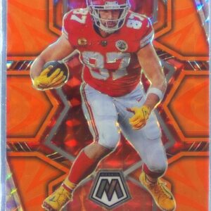 2022 Mosaic Travis Kelce Mosaic Reactive Orange #97 Chiefs
