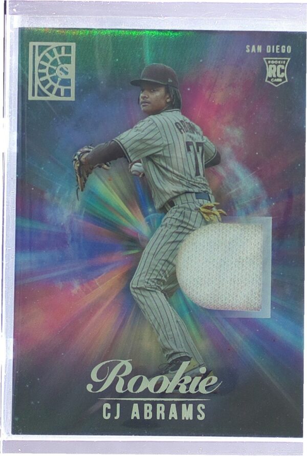 2022 Panini Capstone CJ Abrams JSY RC #RM-CJ Padres Rookie Materials