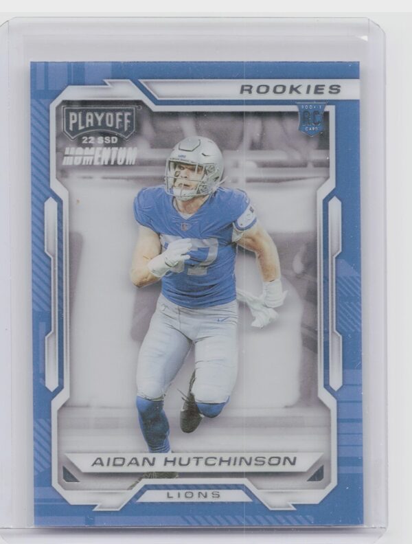2022 Panini Chronicles Aidan Hutchinson #PMR-11 Lions Playoff Momentum Rookies