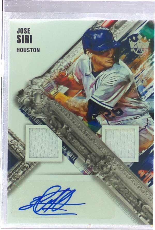 2022 Panini Diamond Kings Jose Siri Auto JSY #DMS-JS Astros DK Materials