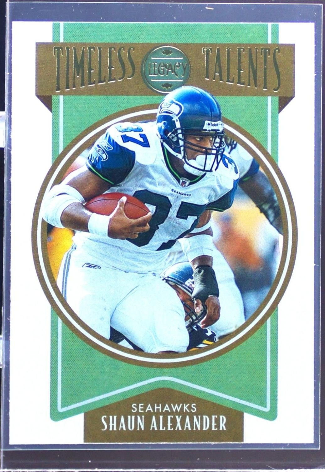 2022 Panini Legacy Shaun Alexander #TT-14 Seahawks Timeless Talents