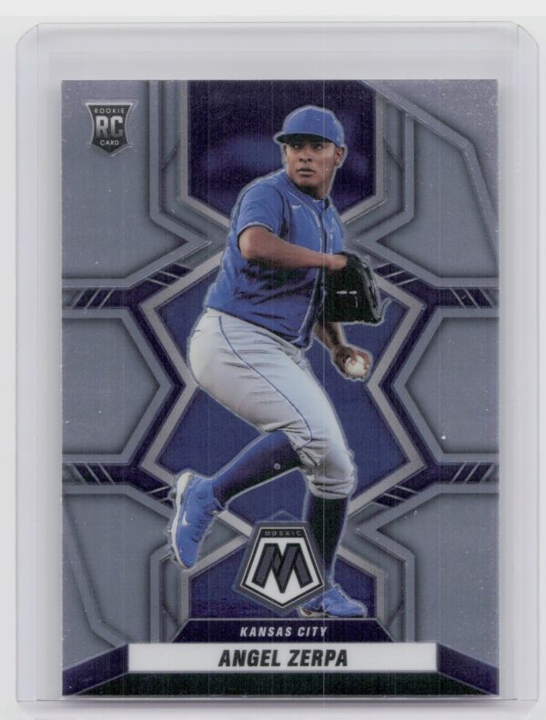2022 Panini Mosaic Angel Zerpa Rookie #256 Royals