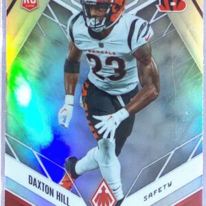 2022 Panini Phoenix Daxton Hill Silver RC #192 Bengals