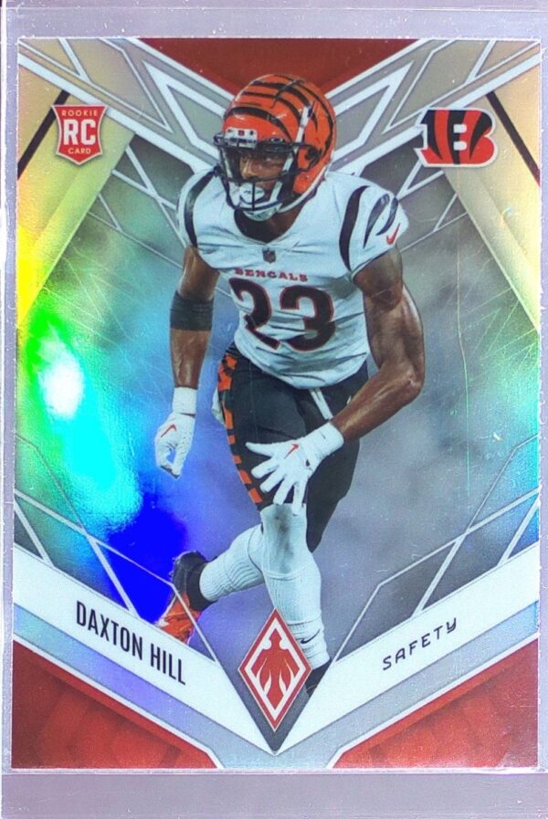2022 Panini Phoenix Daxton Hill Silver RC #192 Bengals