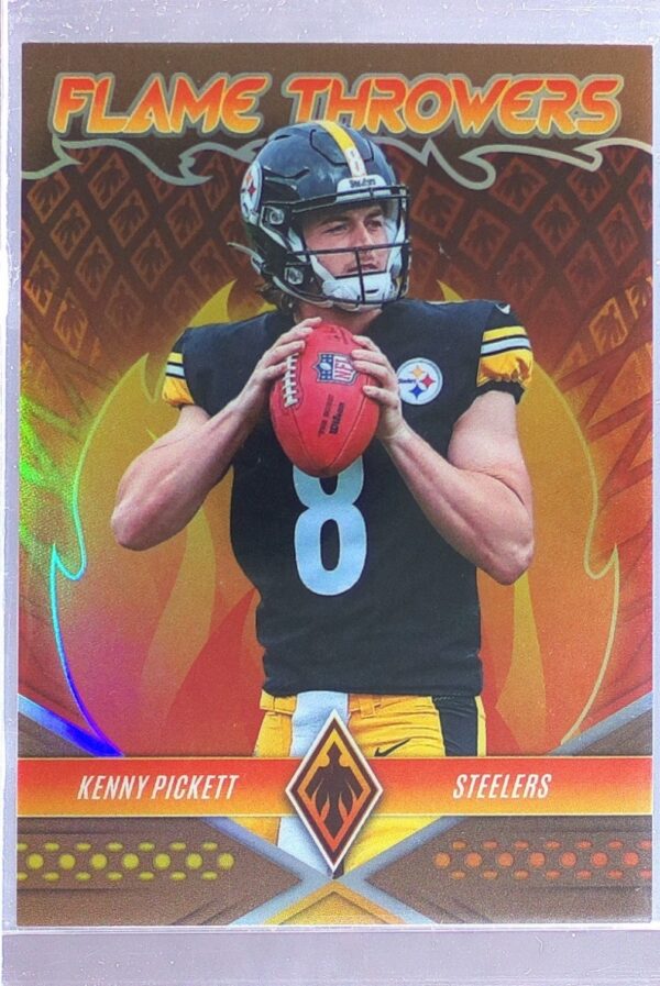 2022 Panini Phoenix Kenny Pickett #FT-27 Steelers Flame Throwers