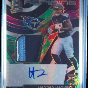2022 Panini Spectra Hassan Haskins AU MEM SN75 #APA-HHA Titans Celestial