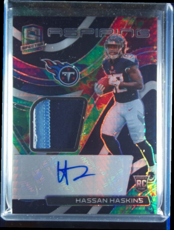 2022 Panini Spectra Hassan Haskins AU MEM SN75 #APA-HHA Titans Celestial