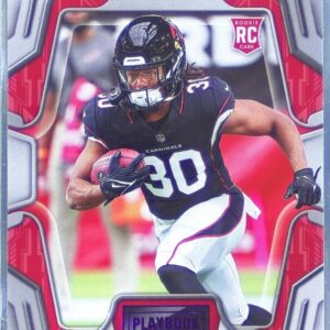 2022 Playbook Keaontay Ingram Purple RC #156 Cardinals