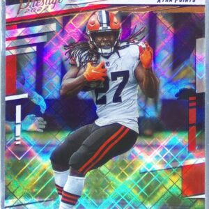 2022 Prestige Kareem Hunt Xtra Points Diamond #69 Browns