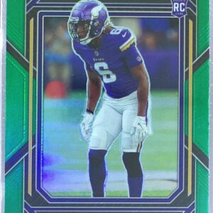 2022 Prizm Lewis Cine Green RC #380 Vikings