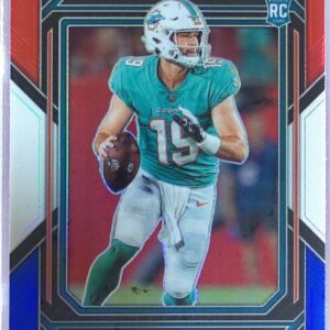 2022 Prizm Skylar Thompson Red White and Blue RC #354 Dolphins