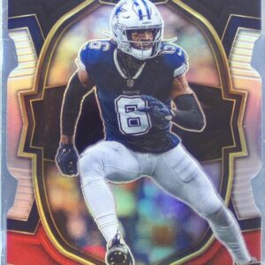 2022 Select Donovan Wilson Red and Blue Prizm Die Cut #86 Cowboys