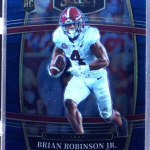 2022 Select Draft Picks Brian Robinson Jr. Blue (Retail Base) RC #84 Tide